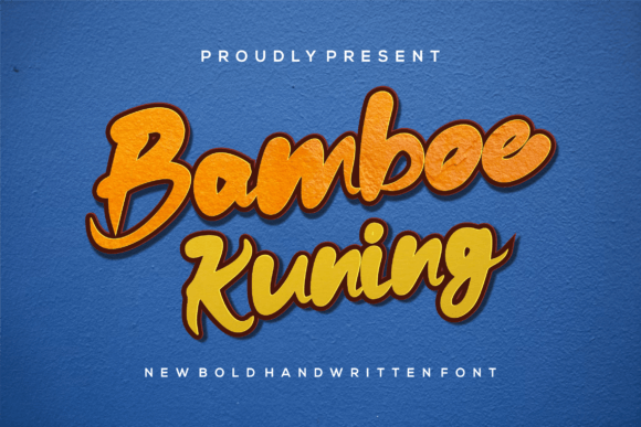 Bamboe Kuning: A Bold Display Typeface for Editorial Design