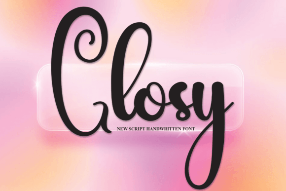 Bringing Warmth to Your Shop with the Glosy Handwritten Typeface