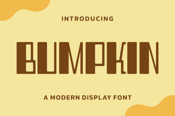 Bumpkin Font: A Modern Display Typeface for Bold Web Design