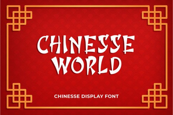 Chinesse World: A Premium Display Font for Editorial Design