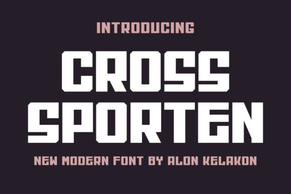 Cross Sporten: The Bold Display Typeface for High-Impact Campaigns