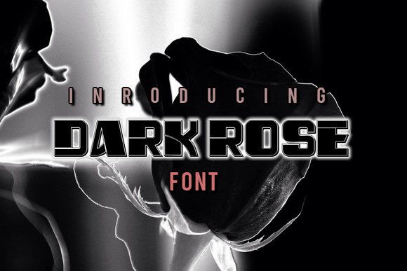 Dark Rose: A Futuristic Display Font for Modern Branding