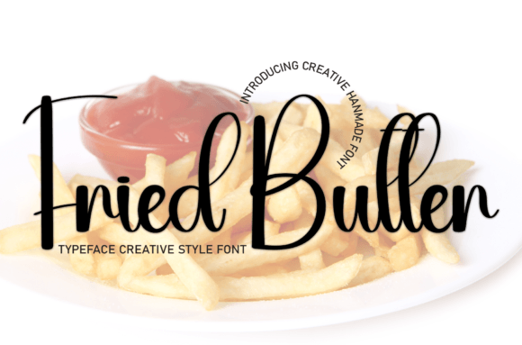 Fried Butter: The Sweetest Typeface for Handmade Labels and Invitations