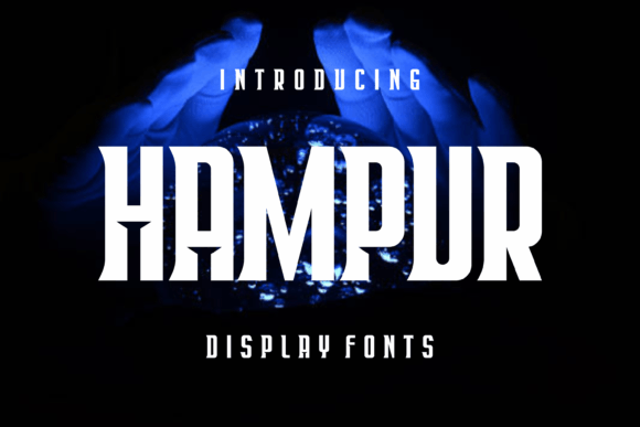 Hampur: The Retro Display Typeface That Elevates Handmade Brands