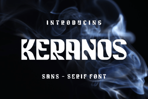 Keranos: A Groovy Display Font to Revitalize Your Brand Identity