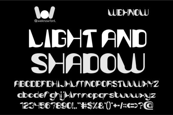 Light and Shadow: The Creative Font That Elevates Small Business Branding