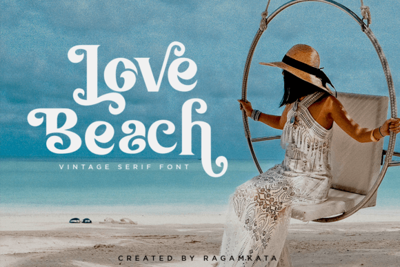 Love Beach: A Vintage Serif Font for Modern Web Design