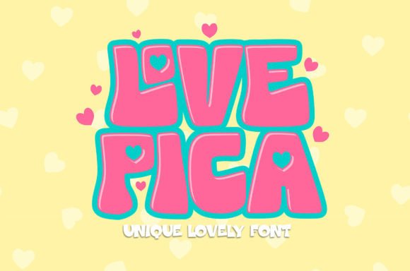 Love Pica: The Romantic Display Typeface for Your Next Brand Identity