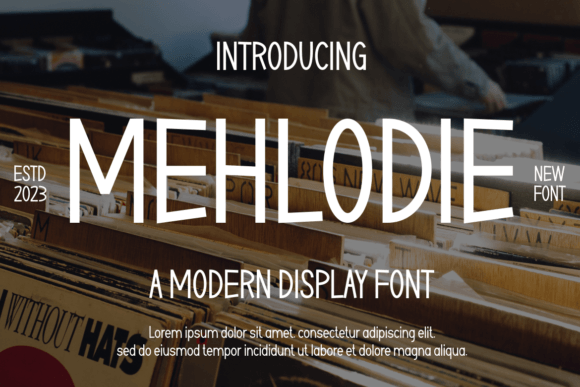 Mehlodie: The Bold Sans Serif Typeface for High-Impact Campaigns