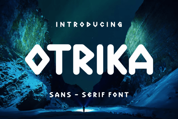 Otrika: The Geometric Display Typeface for Modern Editorial Design