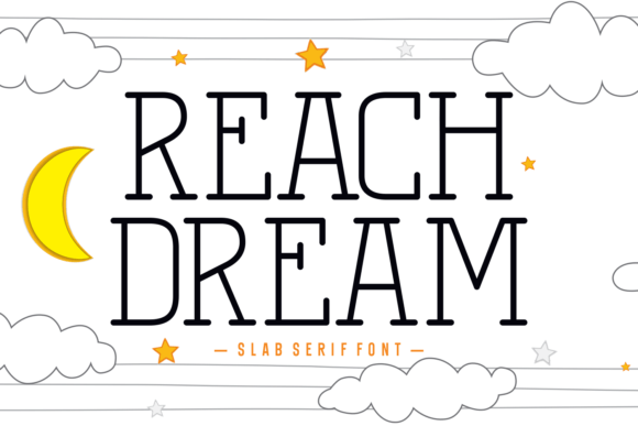 Reach Dream: The Elegant Slab Serif Font for Polished Branding