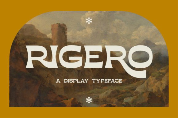 Rigero: A Retro Serif Font for Strong Small Business Branding