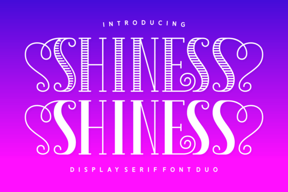Shiness: The Premium Display Font for Modern Web Design