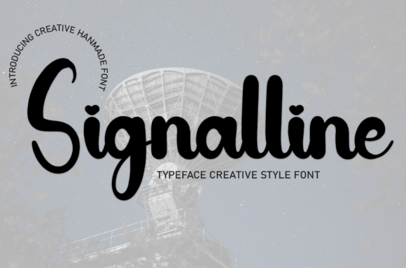 Signalline: A Handwritten Typeface for Engaging Editorial Design