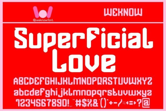 Superficial Love: The Creative Font That Elevates Small Business Branding