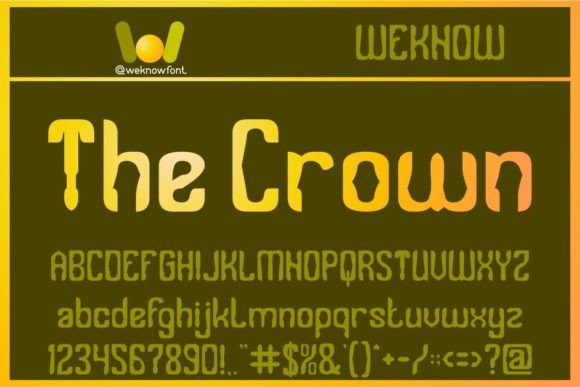 The Crown: The Premium Display Typeface for Scroll-Stopping Brand Identity