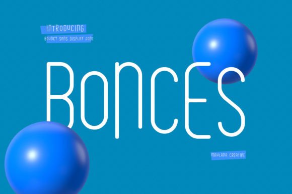 Upgrade Your Brand Look with Bonces Bouncy Sans Display Font