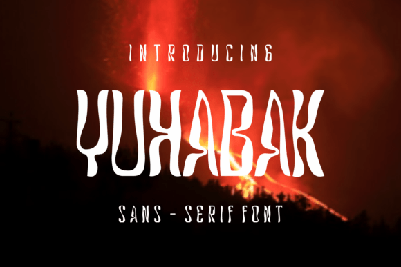 Yuhabak: The Wavy Display Font That Elevates Digital Brand Identity